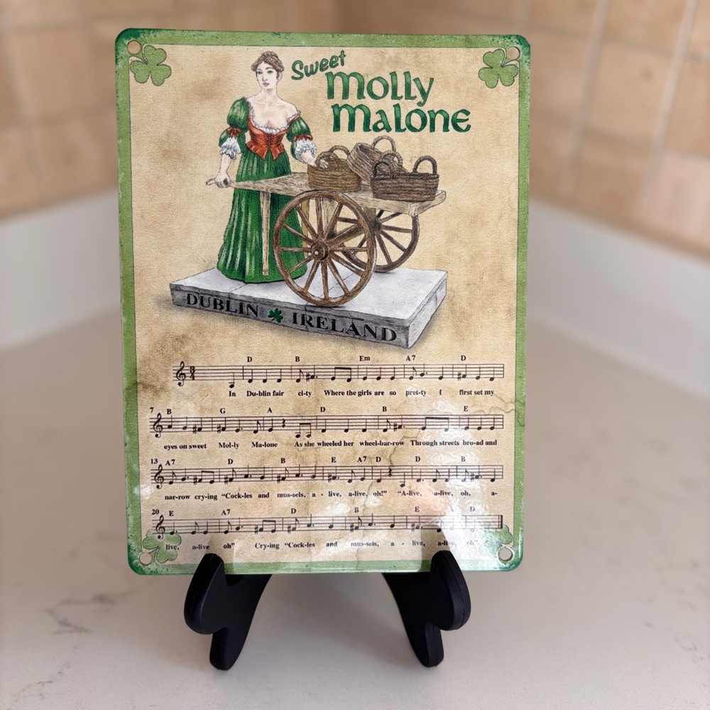 Ireland Sweet Molly Malone Decorative Plaque